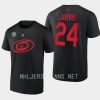 hurricanes seth jarvis black name number 2023 stadium series t shirt