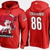 hurricanes teuvo teravainen cartoon team color red hoodie