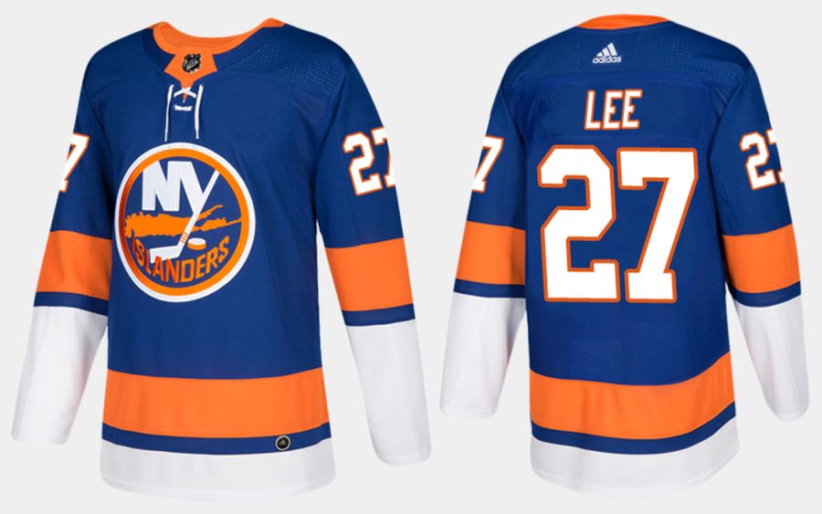 islanders anders lee home blue jersey