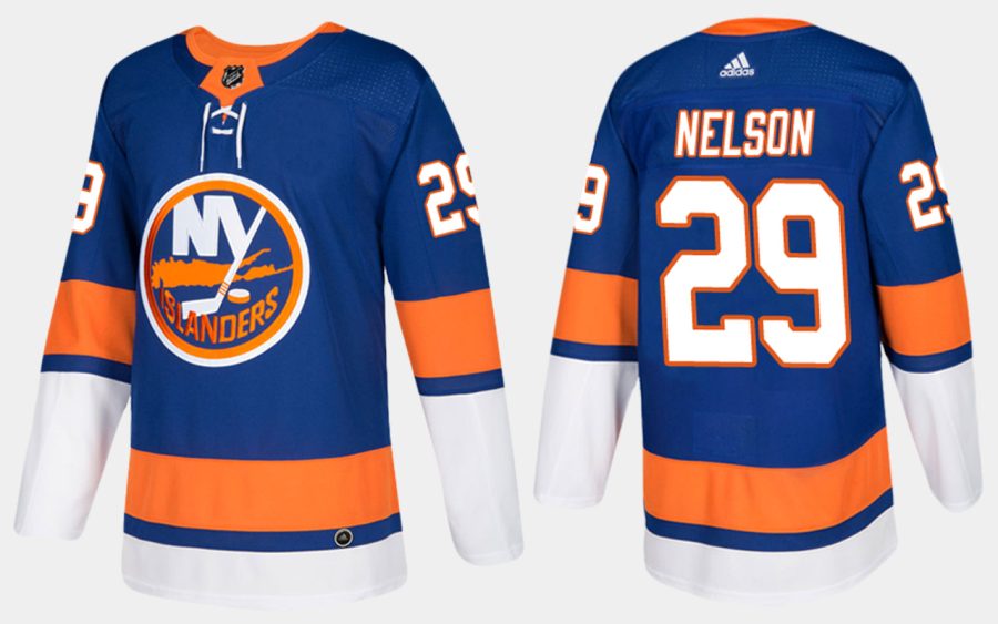 islanders brock nelson home blue jersey