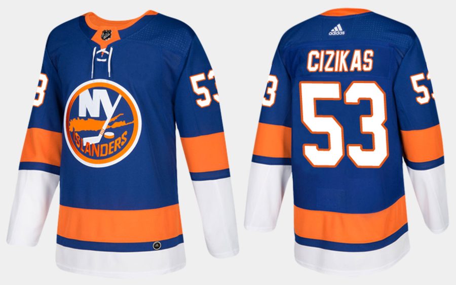 islanders casey cizikas home blue jersey