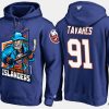 islanders john tavares cartoon team color blue hoodie