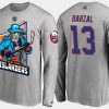 islanders mathew barzal cartoon grey long sleeve t shirt