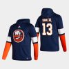 islanders mathew barzal navy 2021 reverse retro authentic pullover hoodie