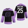 jacob markstrom flames black 2020 hockey fights cancer practice jersey