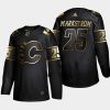 jacob markstrom flames black golden edition authentic player jersey