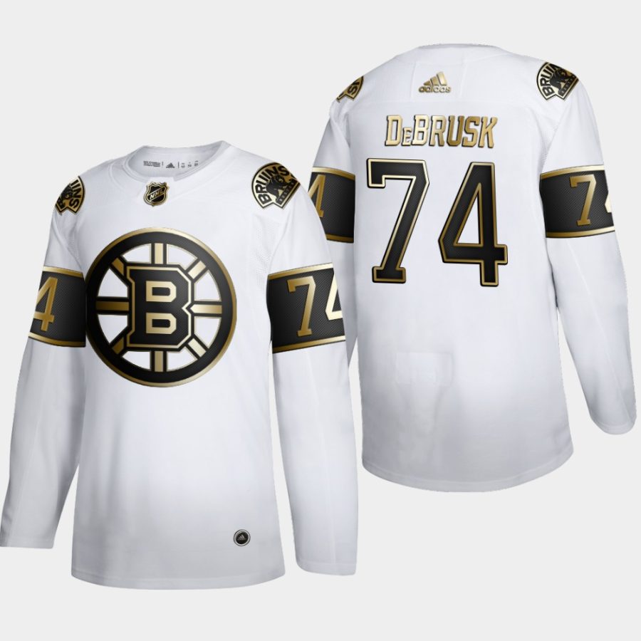 jake debrusk bruins white nhl golden edition authentic jersey