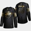 jared spurgeon wild black 2019 nhl golden edition authentic jersey