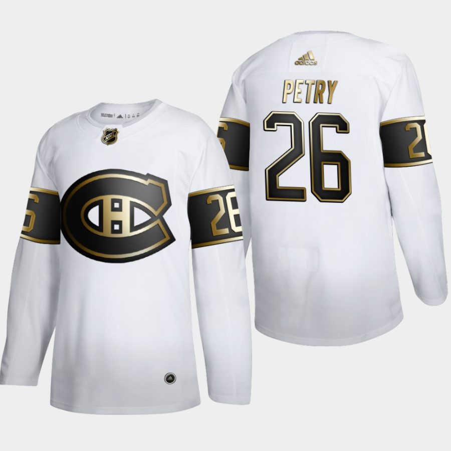 jeff petry canadiens white nhl golden edition authentic jersey