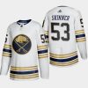 jeff skinner sabres white 50th anniversary third jersey