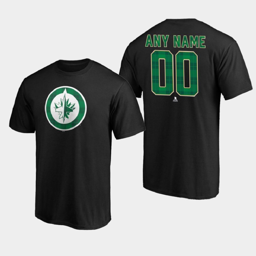 jets custom black emerald plaid personalized t shirt