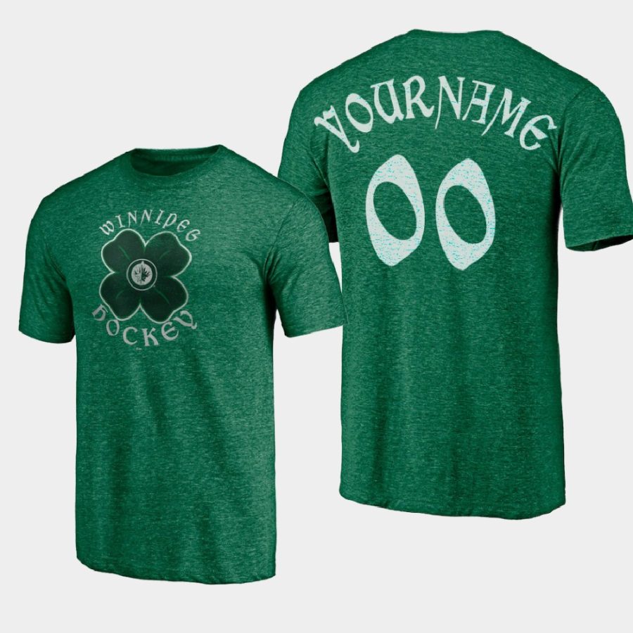 jets custom kelly green st. patricks day celtic t shirt