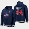 jets josh morrissey navy 2019 heritage classic rinkside throwback pullover hoodie