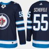 jets mark scheifele home navy jersey