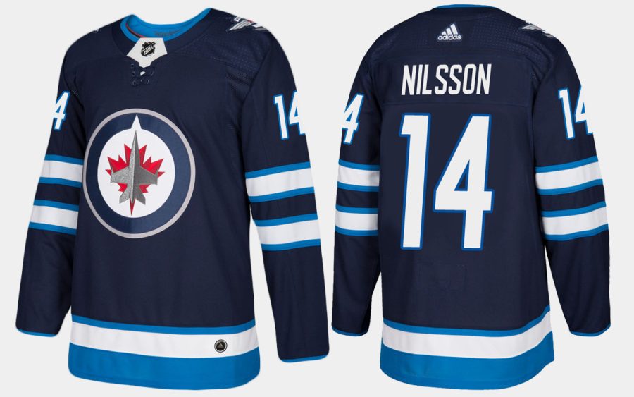 jets retired ulf nilsson home navy jersey