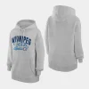 jets women gray filigree logo pullover g iii 4her by carl banks hoodie