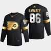 joel farabee flyers black golden edition limited authentic jersey