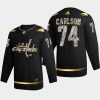 john carlson capitals black 2022 stanley cup playoffs diamond edition authentic jersey