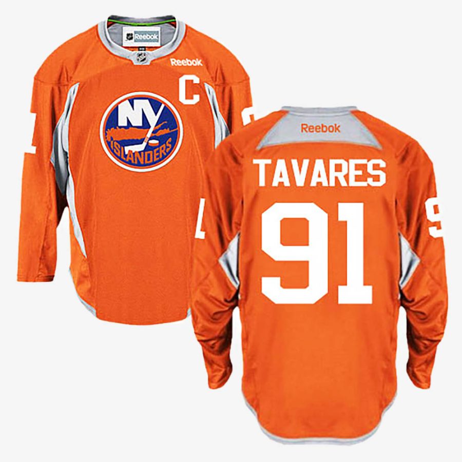 john tavares orange practice jersey