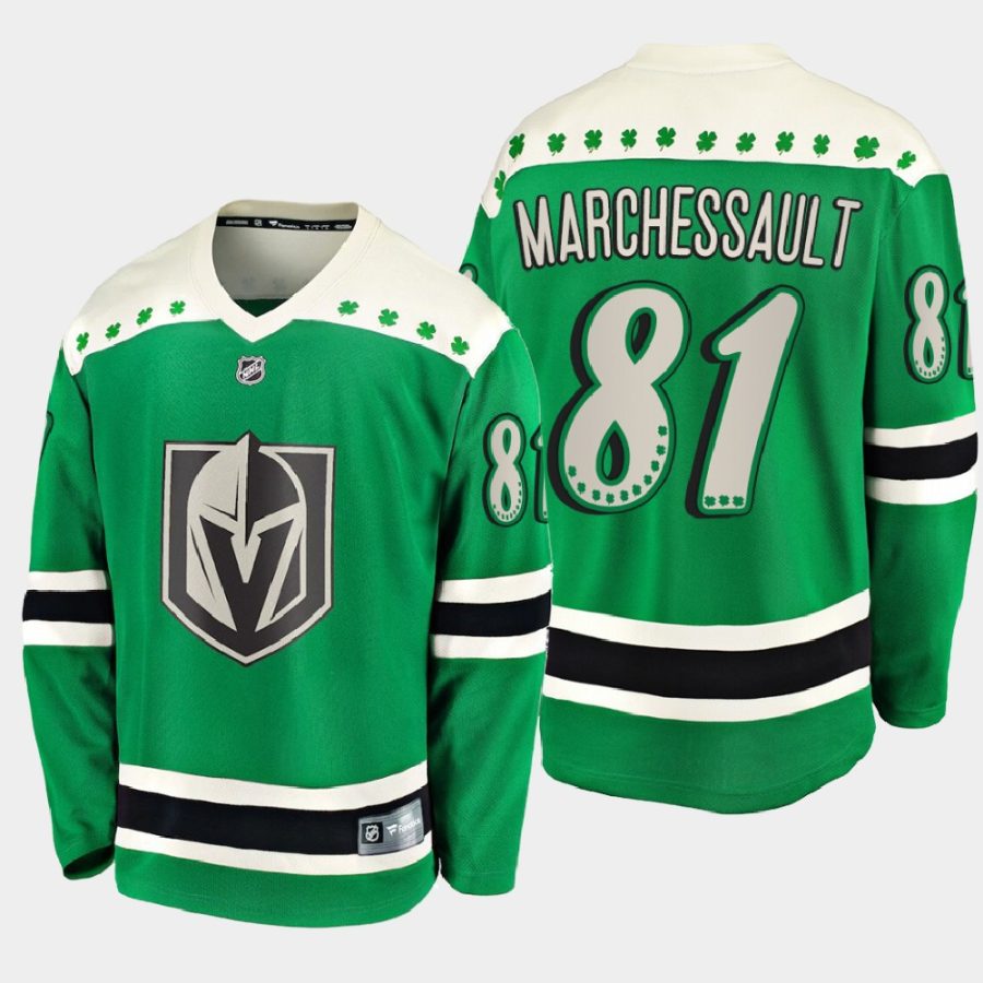 jonathan marchessault golden knights green 2021 st. patricks day jersey