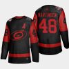 jordan martinook hurricanes black 2021 stadium series jersey