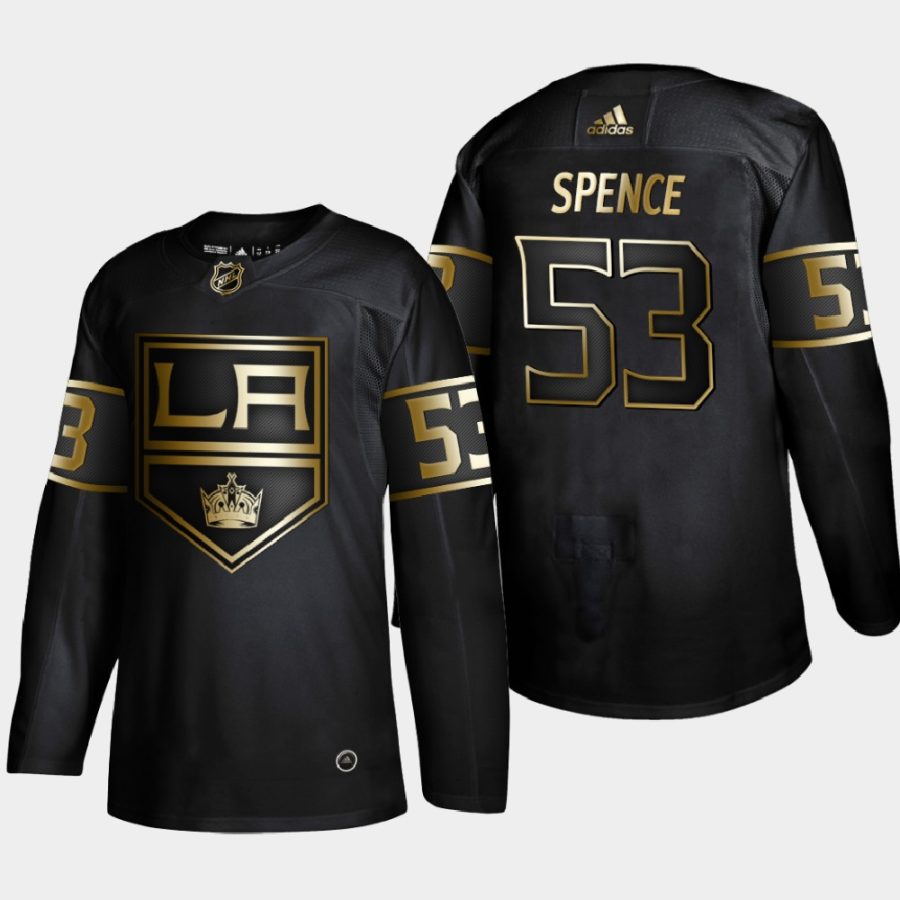 jordan spence kings black nhl golden edition authentic jersey