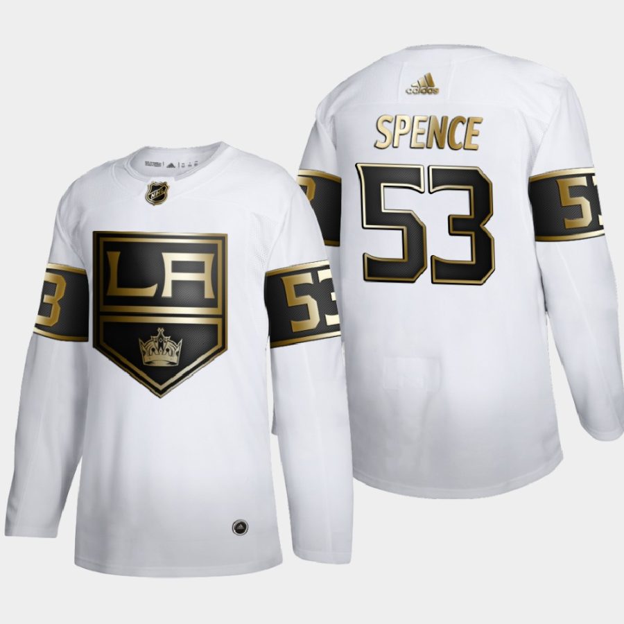 jordan spence kings white nhl golden edition authentic jersey