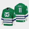 jordan staal hartford whalers green heritage authentic jersey