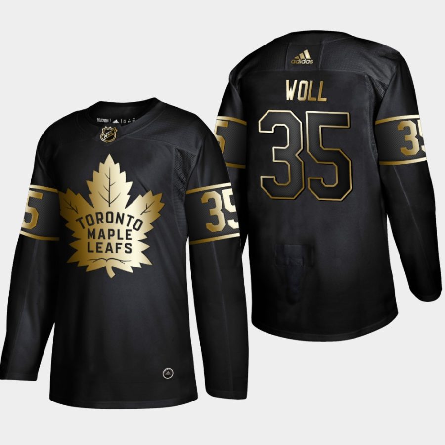 joseph woll maple leafs black nhl golden edition authentic jersey