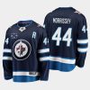 josh morrissey jets navy 10th anniversary home jersey