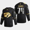 juuse saros predators black golden edition limited authentic jersey