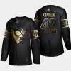 kasperi kapanen penguins black nhl golden edition authentic jersey