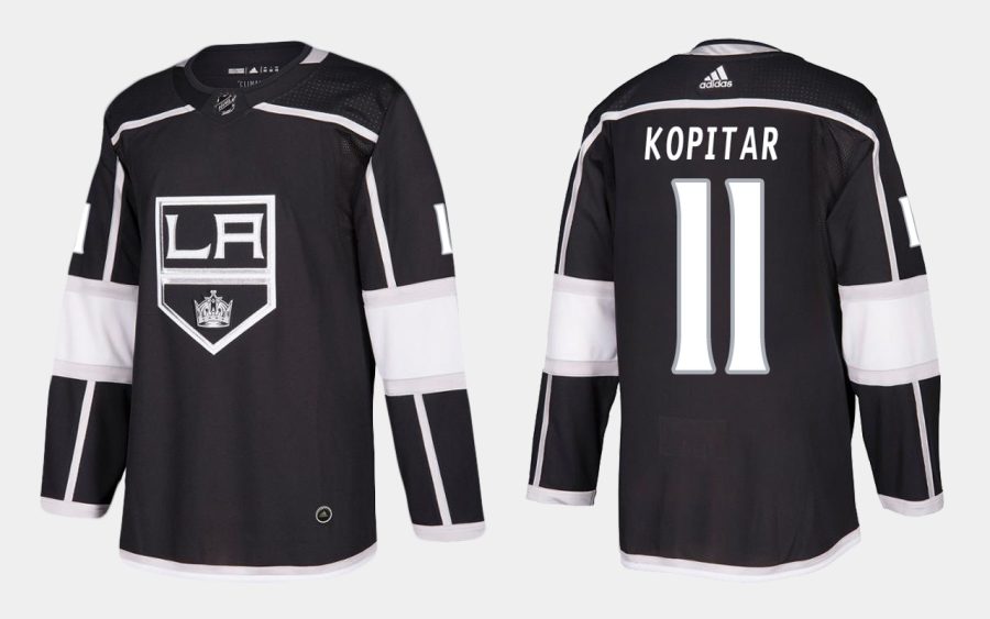 kings anze kopitar home black jersey