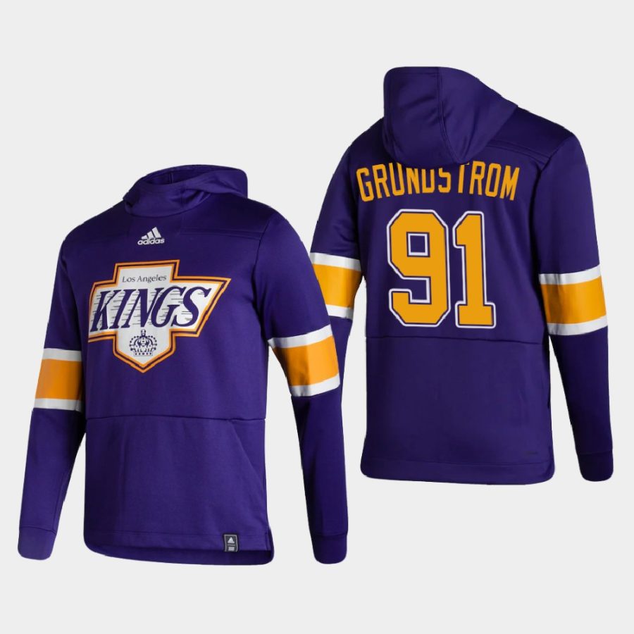 kings carl grundstrom purple 2021 reverse retro authentic pullover hoodie