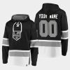 kings custom black dasher player lace up hoodie