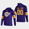 kings custom purple 2021 reverse retro authentic pullover hoodie