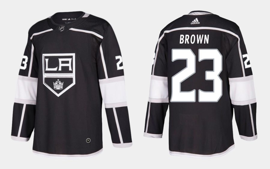 kings dustin brown home black jersey