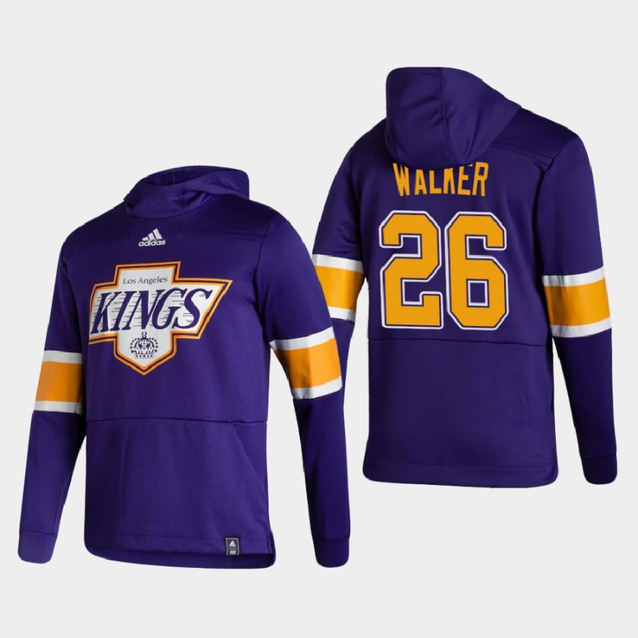 kings sean walker purple 2021 reverse retro authentic pullover hoodie