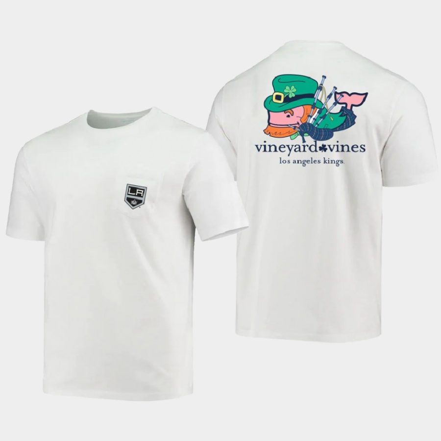 kings white 2021 st. patricks day vineyard vines t shirt