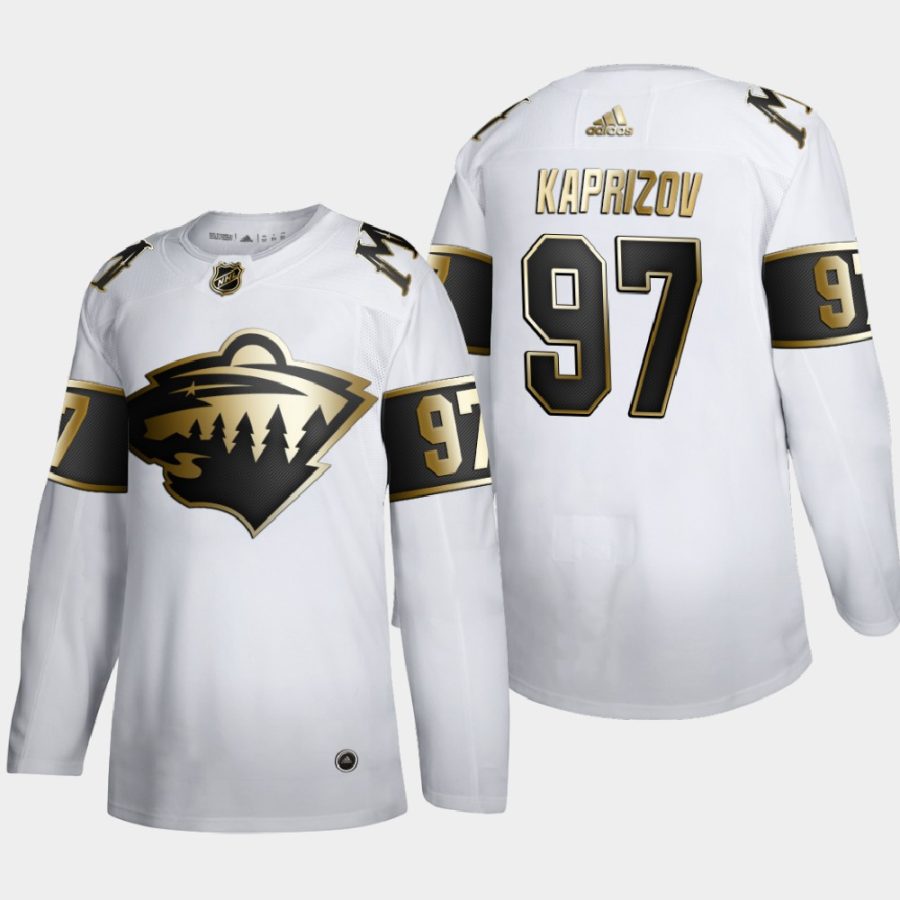 kirill kaprizov wild white nhl golden edition authentic jersey