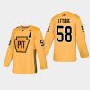 kris letang penguins gold practice authentic jersey