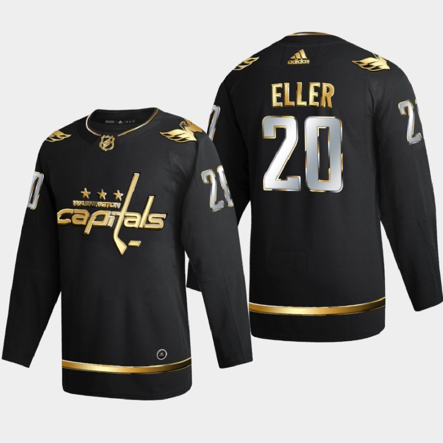 lars eller capitals black authentic golden limited edition jersey