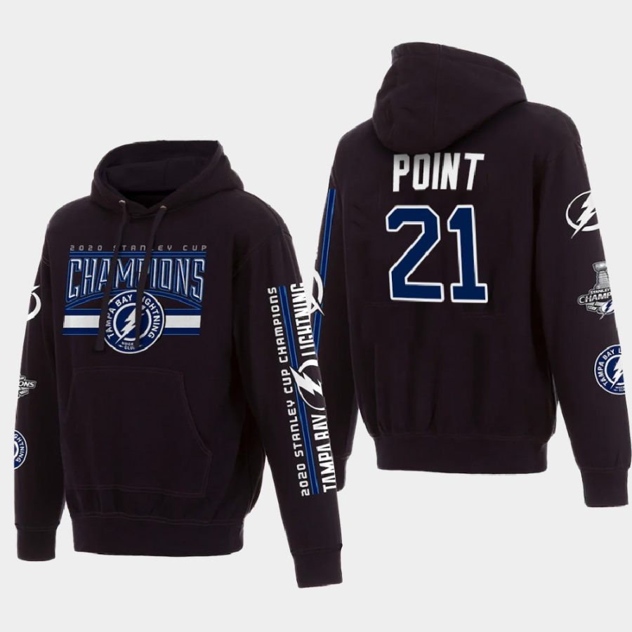 lightning brayden point black 2time stanley cup champions pullover hoodie