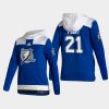 lightning brayden point blue 2021 reverse retro authentic pullover hoodie