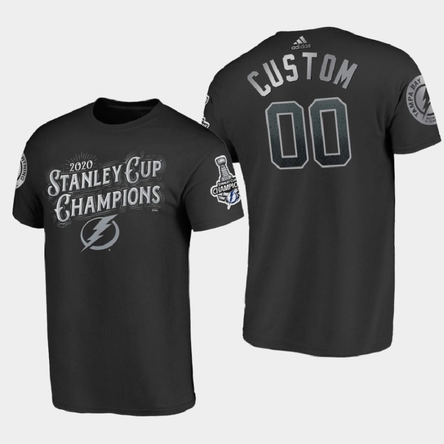 lightning custom black 2020 stanley cup champions lord stanley t shirt