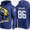 lightning nikita kucherov cartoon team color blue hoodie