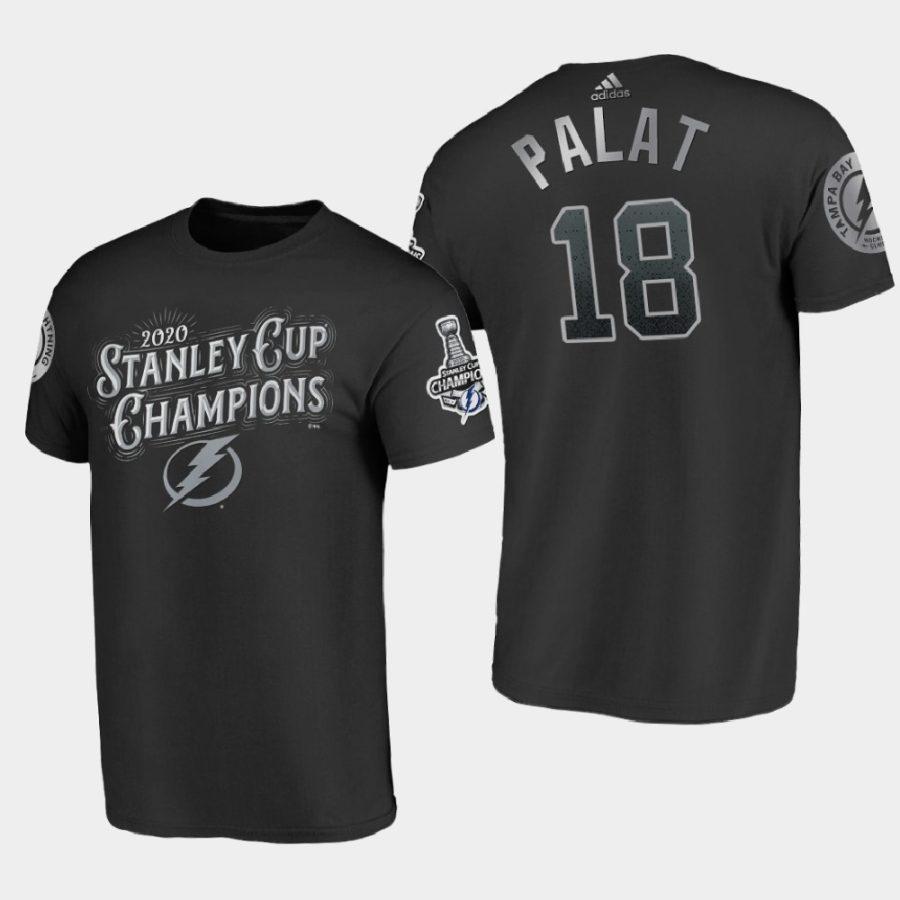 lightning ondrej palat black 2020 stanley cup champions lord stanley t shirt