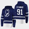 lightning steven stamkos blue dasher player lace up hoodie