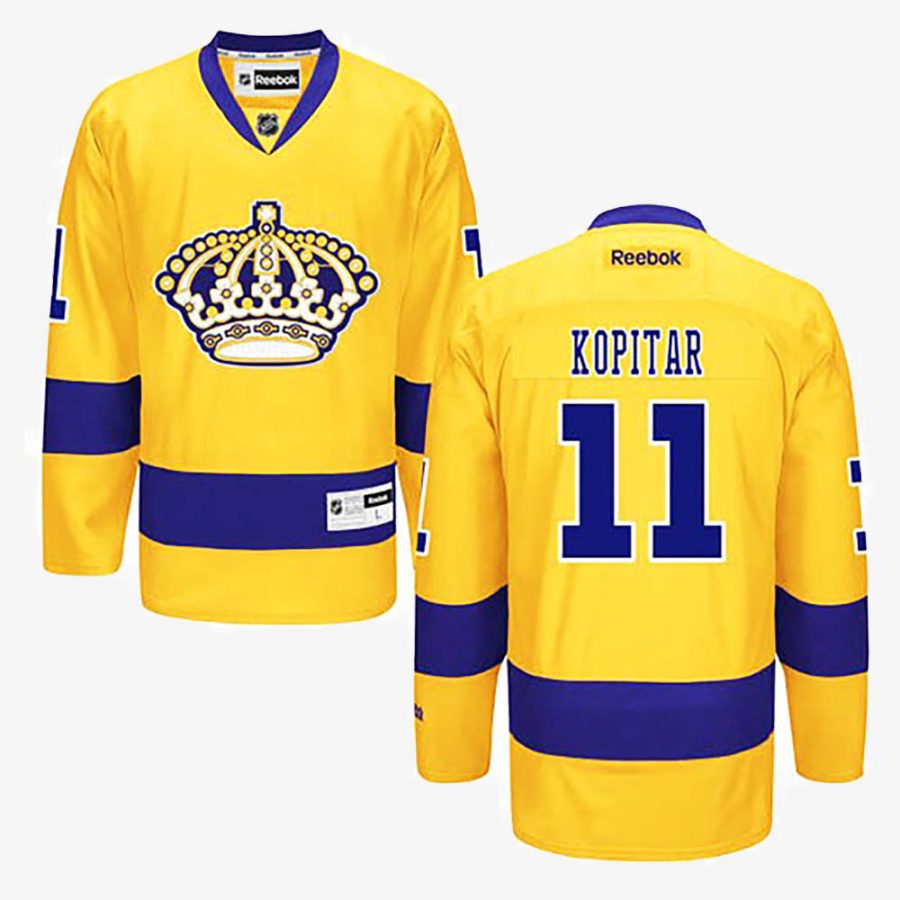 los angeles kings anze kopitar gold youth jersey