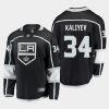 los angeles kings arthur kaliyev home 2020 21 breakaway player jersey black